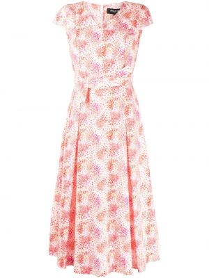 Βαμβακερή φόρεμα Paule Ka ροζ