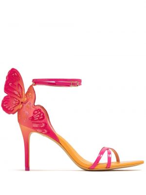 Kožené sandály Sophia Webster růžové