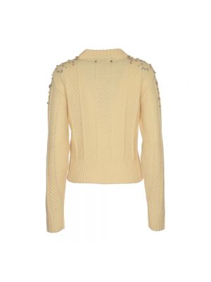Jersey de lana de tela jersey de cristal Golden Goose