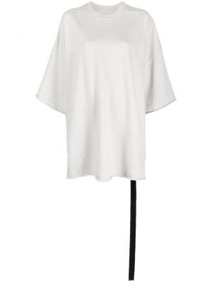 Oversize памучна тениска Rick Owens Drkshdw бяло