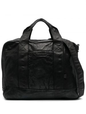 Oversize кожени шопинг чанта Officine Creative черно