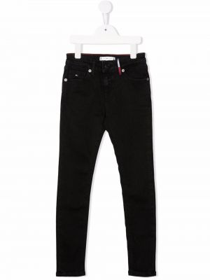 Skinny fit-jeans för tjejer Tommy Hilfiger Junior svart