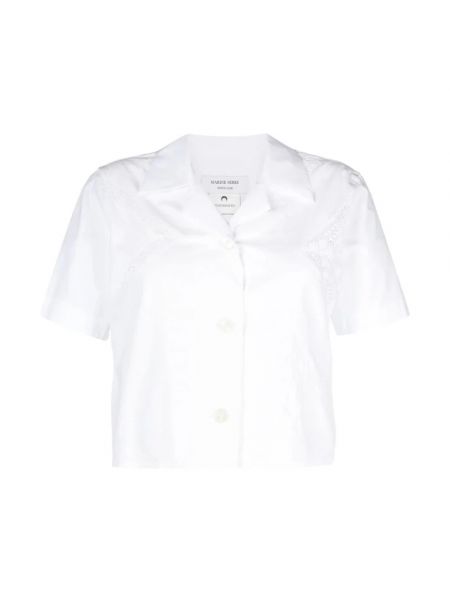 Koszula z krótkim rękawem Marine Serre biała
