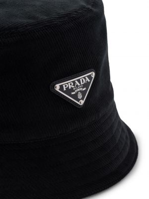 Cepure velveta Prada melns