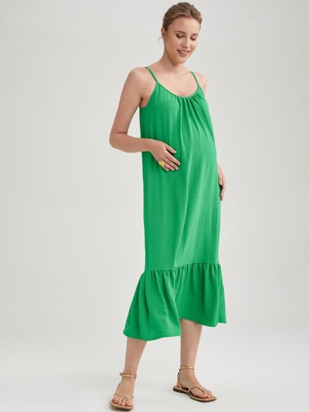 Платье Defacto зеленое