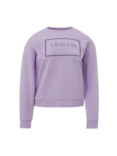 Sweatshirt Armani Exchange lila