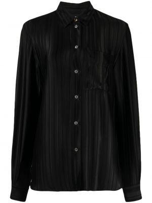 Dryžuota marškiniai Paul Smith juoda