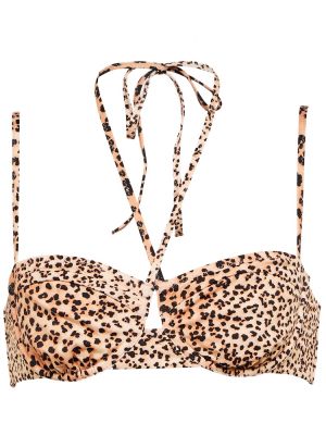 Bikini cu imagine cu model leopard Ulla Johnson