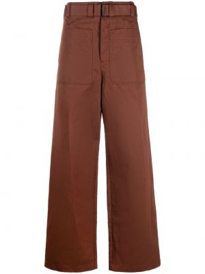 Pantaloni baggy Lemaire marrone