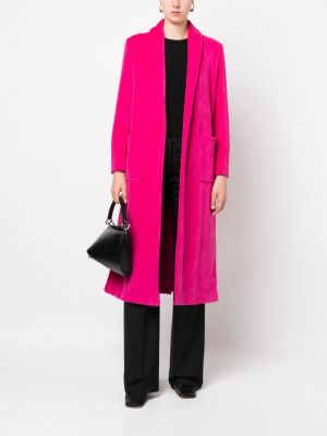 Bavlněný kabát Forte Forte růžový
