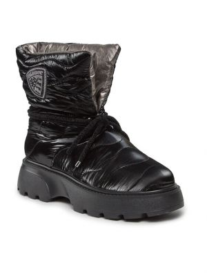 Členkové topánky Blauer čierna