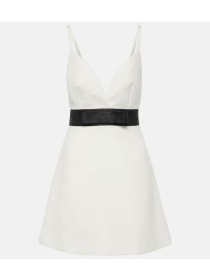 Šilkinis vilnonis suknele Dolce&gabbana balta