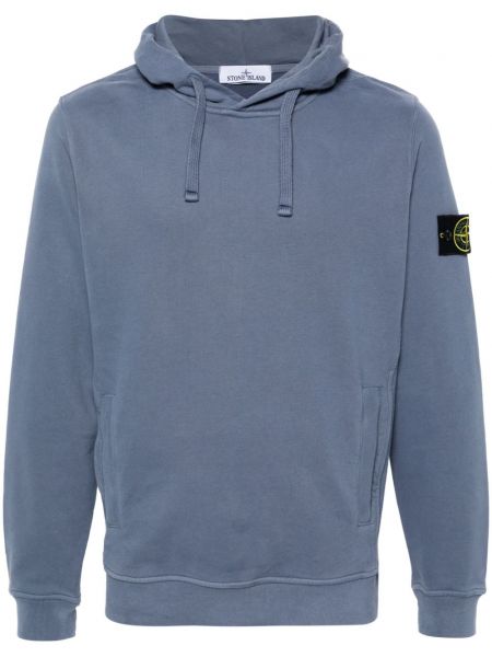 Hættetrøje Stone Island blå