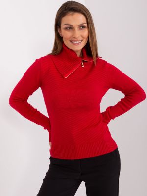 Cardigan tricotate Fashionhunters roșu
