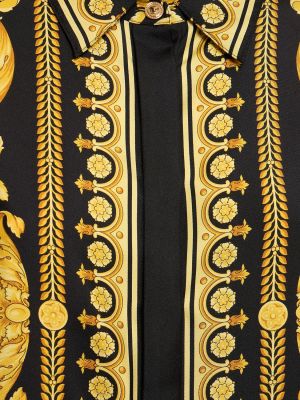 Cămașă de mătase Versace negru