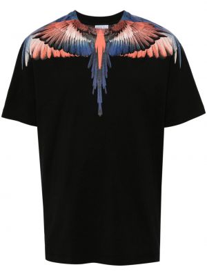 Kokvilnas t-krekls Marcelo Burlon County Of Milan melns