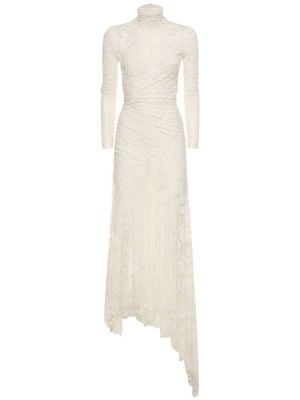 Džersis maksi suknelė iš viskozės Philosophy Di Lorenzo Serafini balta