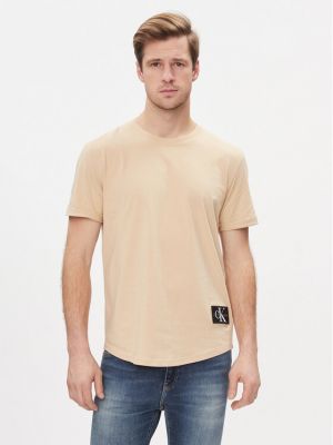 T-shirt Calvin Klein Jeans beige