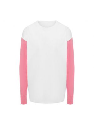Шерстяной пуловер Mm6, розовый