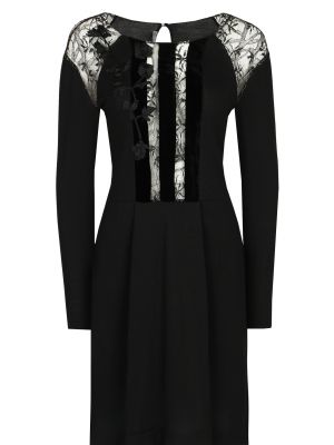 Коктейльное платье Alberta Ferretti черное