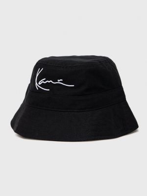Черная хлопковая шляпа Karl Kani