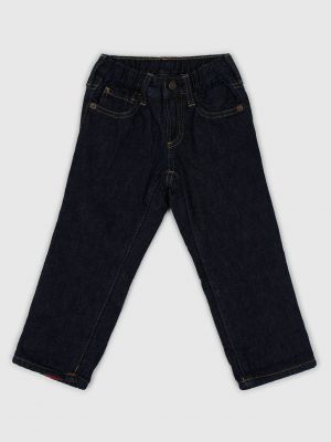 Zateplené džínsy s rovným strihom Gap