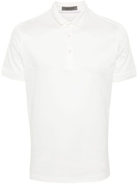 Pamučna polo majica Corneliani bijela