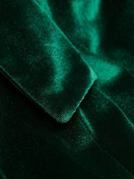 Jedwabny szlafrok z perełkami Gilda & Pearl zielony