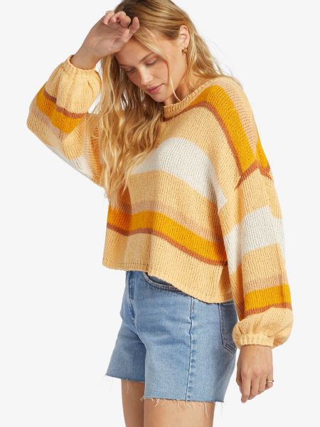 Вязаный свитер SOL TIME Billabong, citrus glow