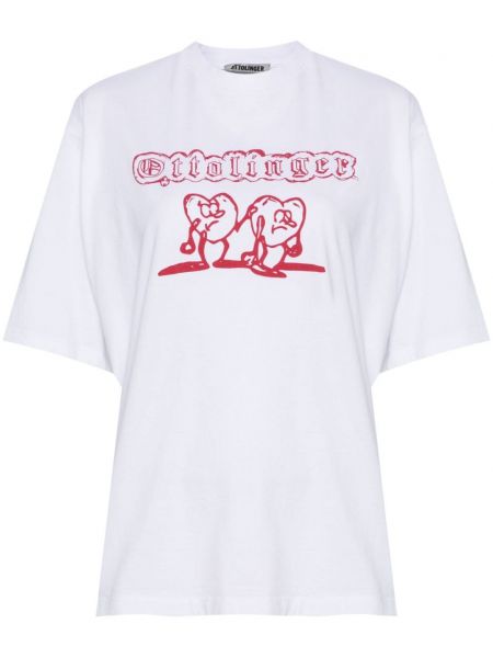 T-shirt mit print Ottolinger weiß