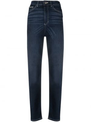 Jeans skinny a vita alta slim fit Emporio Armani blu