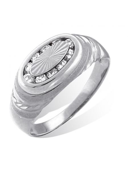 Кольцо инталия серебряное