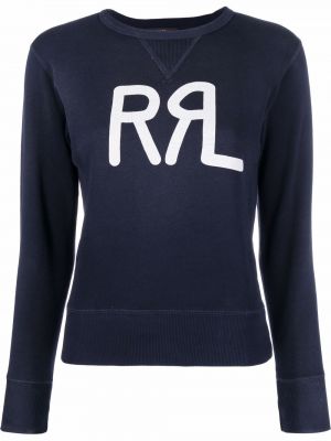 Trykt genser Ralph Lauren Rrl blå