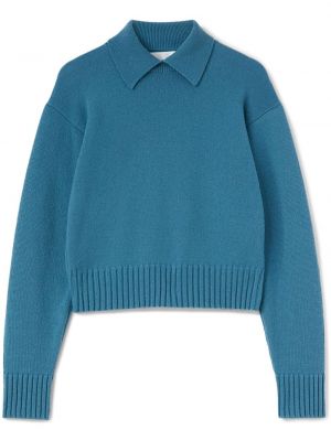Maglione di cachemire Jil Sander blu