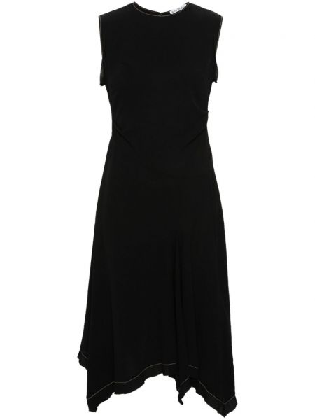 Μίντι φόρεμα Acne Studios μαύρο