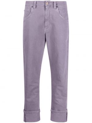 Straight leg-jeans Brunello Cucinelli lila