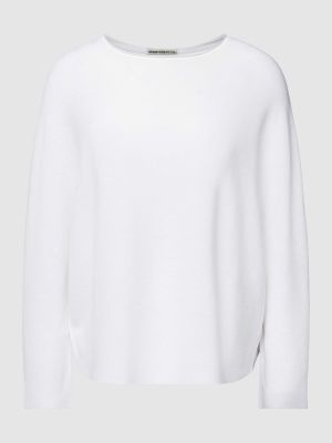 Dzianinowy pulower oversize Drykorn biały
