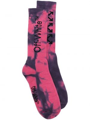Чорапи с tie-dye ефект Off-white