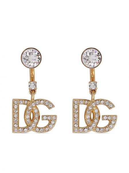 Pendientes de cristal Dolce & Gabbana dorado