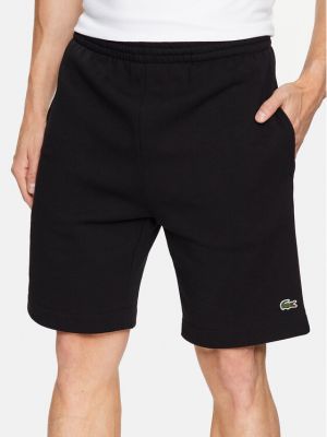 Sportske kratke hlače Lacoste crna