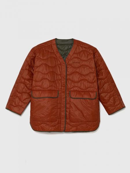 Prošivena jakna oversized Peak Performance narančasta