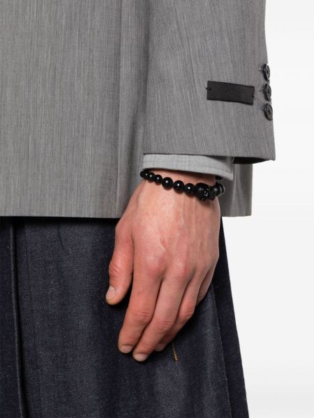 Bracelet avec perles Alexander Mcqueen Pre-owned noir