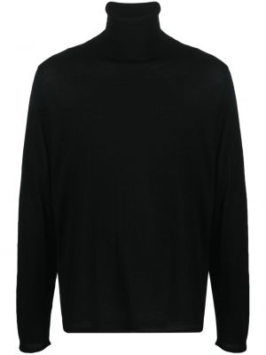 Volneni pulover Transit črna