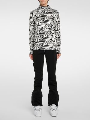 Žakarda kapučdžemperis ar apdruku ar zebras rakstu Jet Set