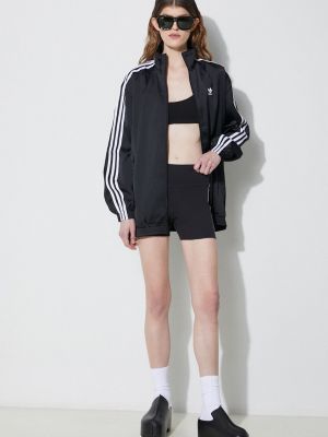 Kratke hlače visoki struk s printom Adidas Originals crna