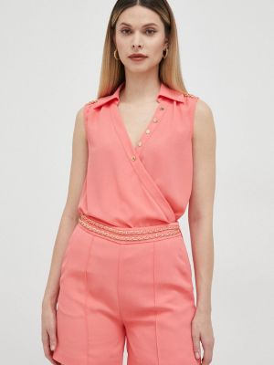 Блуза с апликация Marciano Guess оранжево