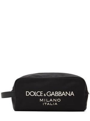 Neceser de nailon Dolce & Gabbana negro