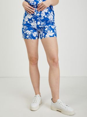 Pantaloni scurți cu model floral Orsay albastru