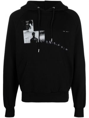 Hoodie con stampa Heliot Emil nero