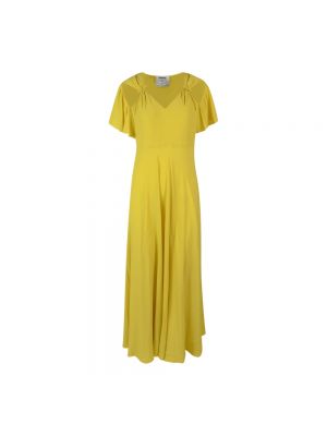 Żółta sukienka długa Vivetta
